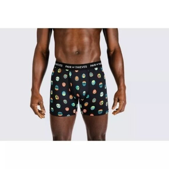 Pair‎ of Thieves Mens Black Super Fit Boxer Briefs Size Large - Picture 2 of 4